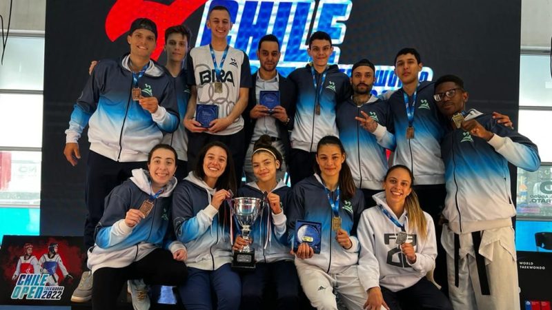 Taekwondo de São Caetano brilha no Chile Open com os melhores atletas e técnico
