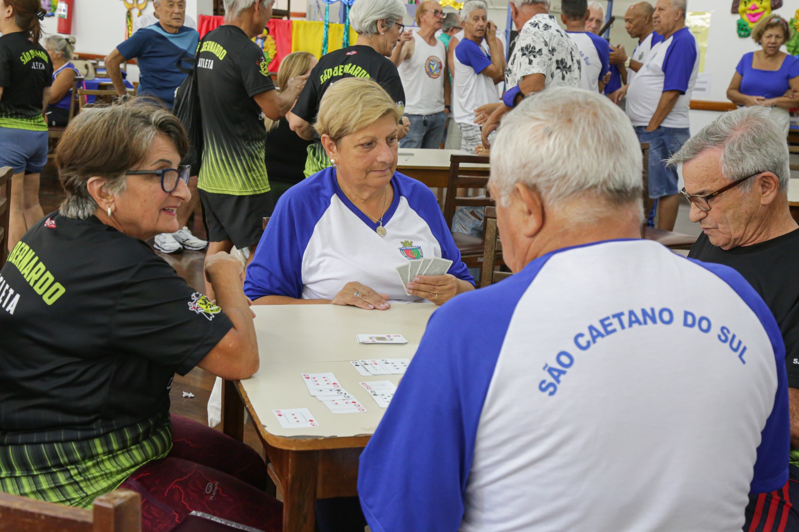 Terceira Idade de São Caetano realiza 1º Festival de Carteado para 100 pessoas de sete cidades