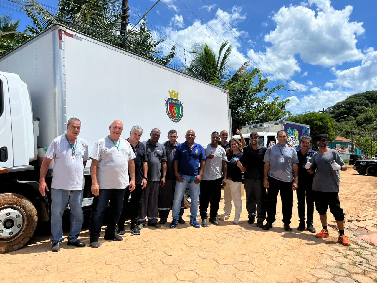 Comboio da Solidariedade leva 11 toneladas de donativos de São Caetano ao Litoral Norte