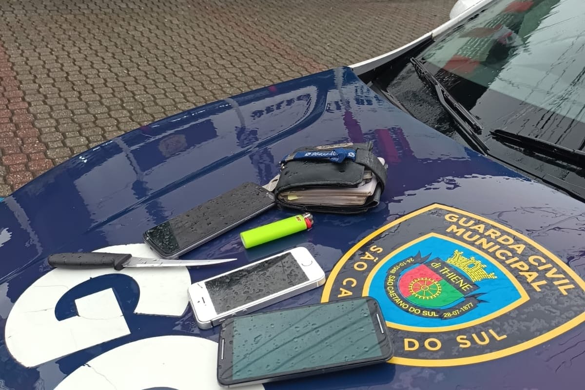 GCM de São Caetano prende homem que roubou motorista de aplicativo no Bairro Olímpico