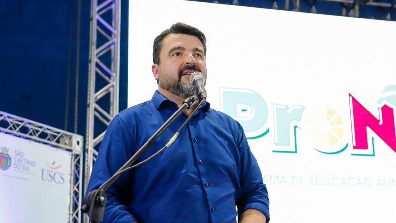 Pio Mielo exalta ProNutri, maior programa de alimentação saudável da história de São Caetano
