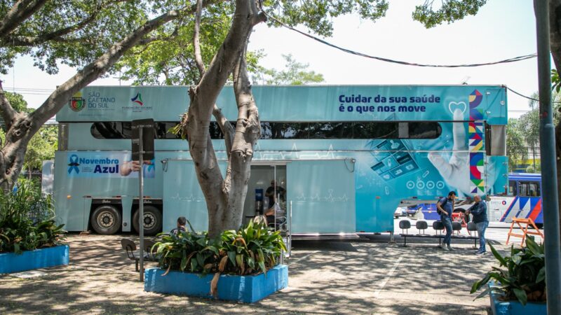 São Caetano encerra ações do Novembro Azul com mais de 3,2 mil exames e atendimentos na Carreta Móvel