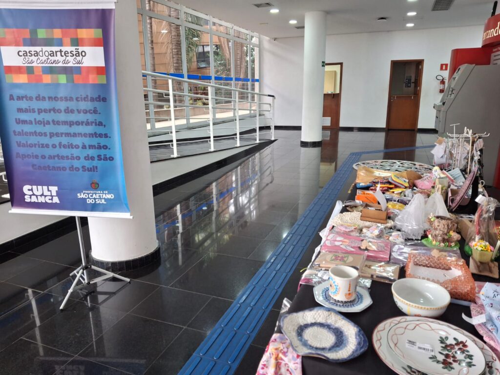 Casa do Artesão itinerante está na Câmara Municipal de São Caetano até dia 17 de abril