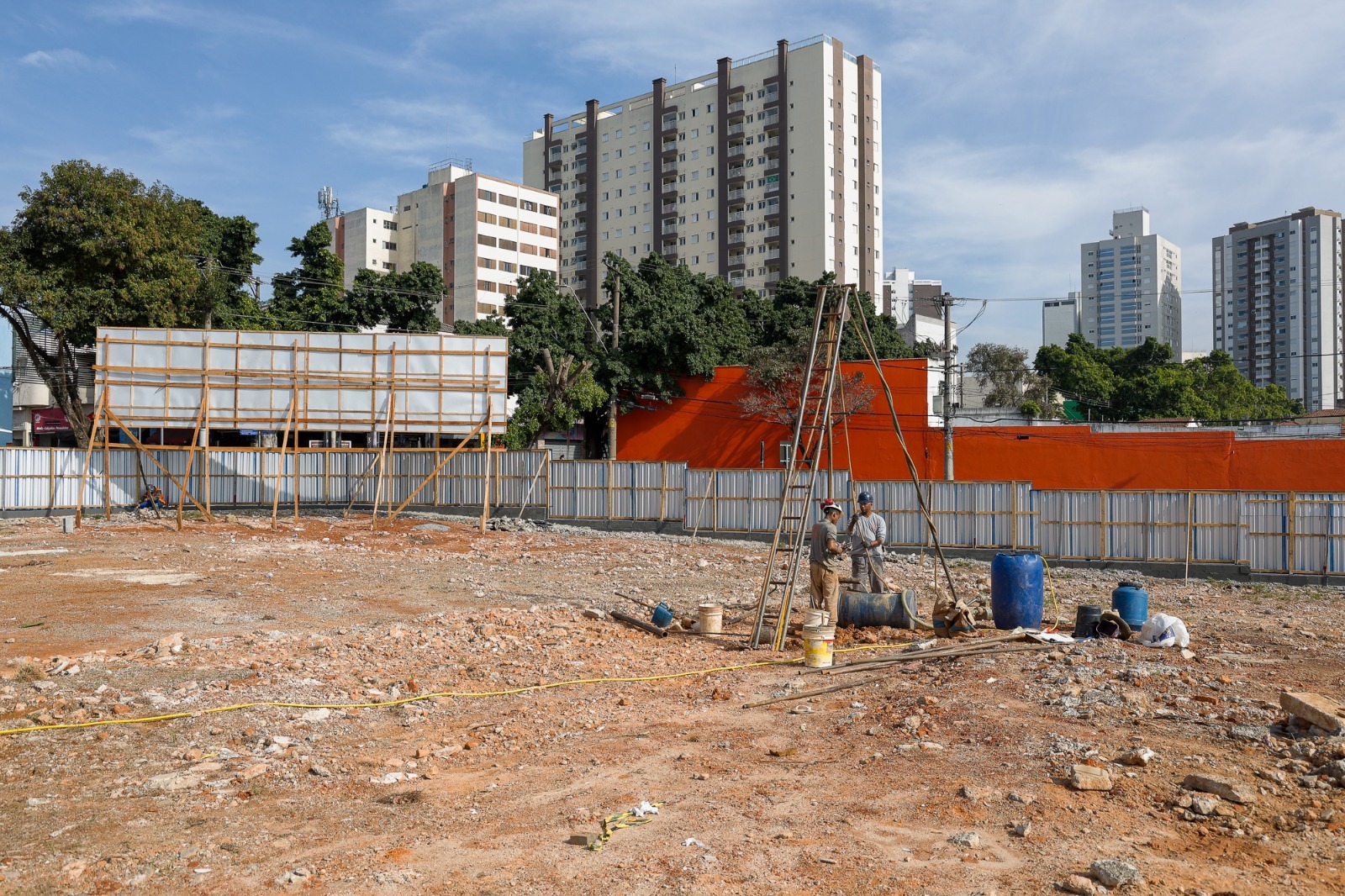 São Caetano avança na primeira etapa da construção da nova escola do Bairro Fundação