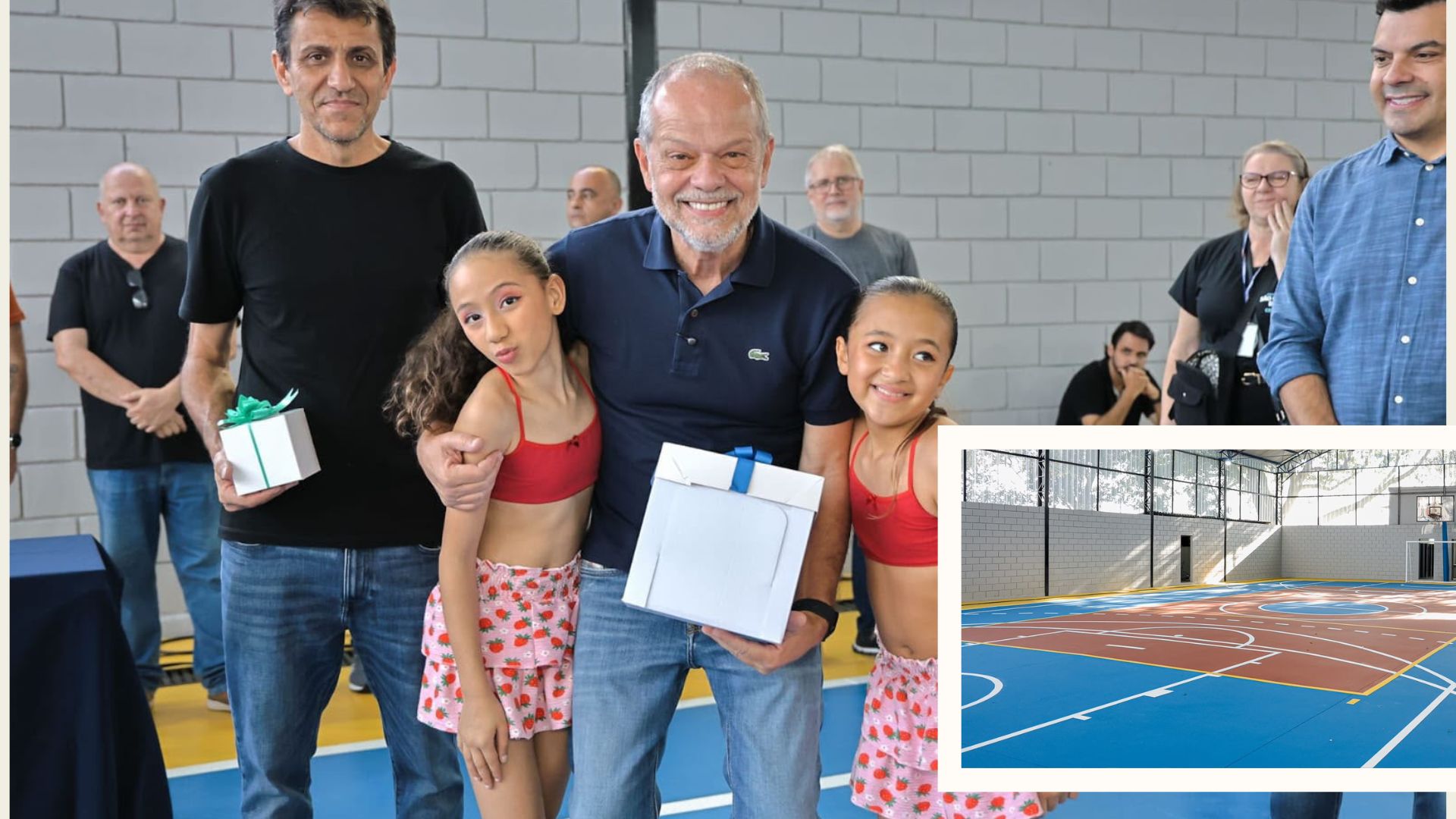 Prefeitura de São Caetano inaugura quadra poliesportiva revitalizada da EMEF Padre Luiz Capra