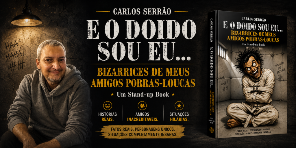 Jornalista de São Caetano lança stand-up book com histórias de amigos ‘porras-loucas’