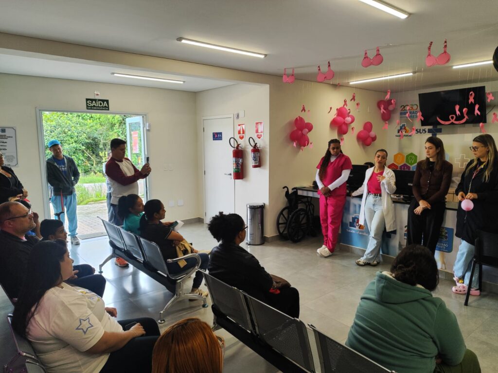 Ribeirão Pires reforça conscientização sobre o câncer de mama com ações do Outubro Rosa em duas unidades de saúde